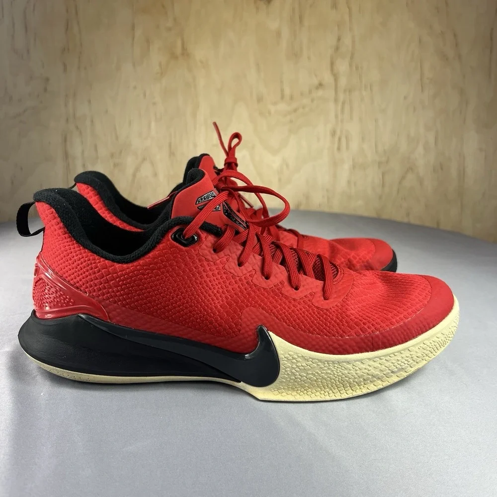 Nike Kobe Mamba Focus Men's 12 AJ5899-600 Red Black Basketball Sneakers Shoes - Picture 6 of 16